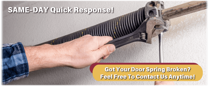 Broken Garage Door Spring Clarence NY